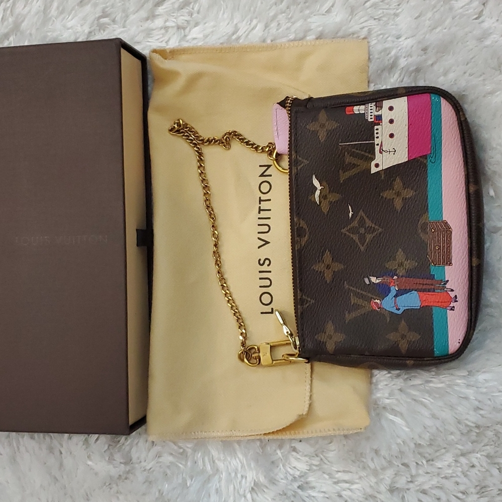 Louis vuitton monogram mini pochette limited
